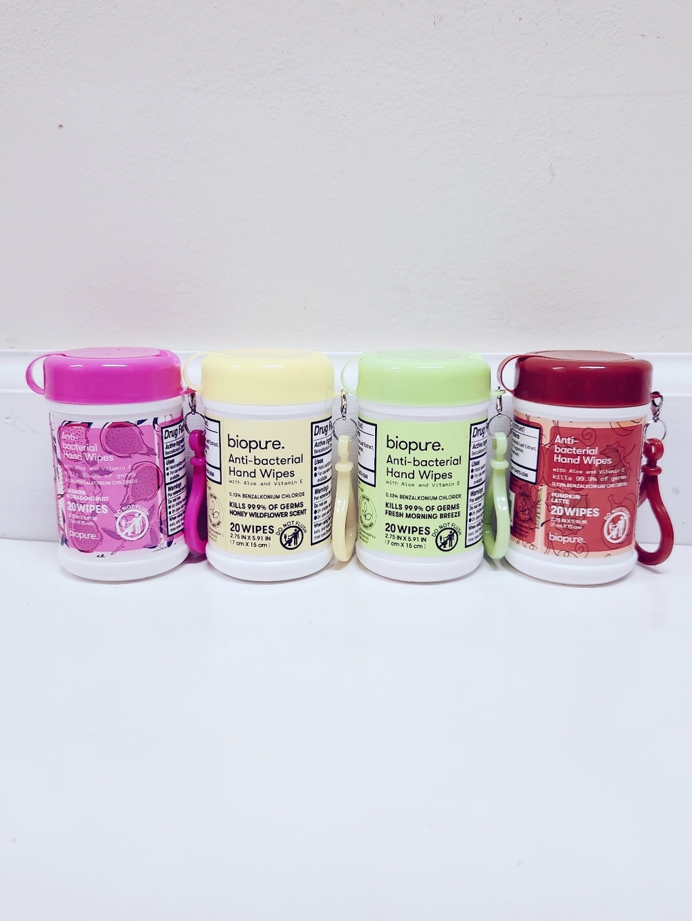 Biopure Anti-Bacterial Hand Wipes Set